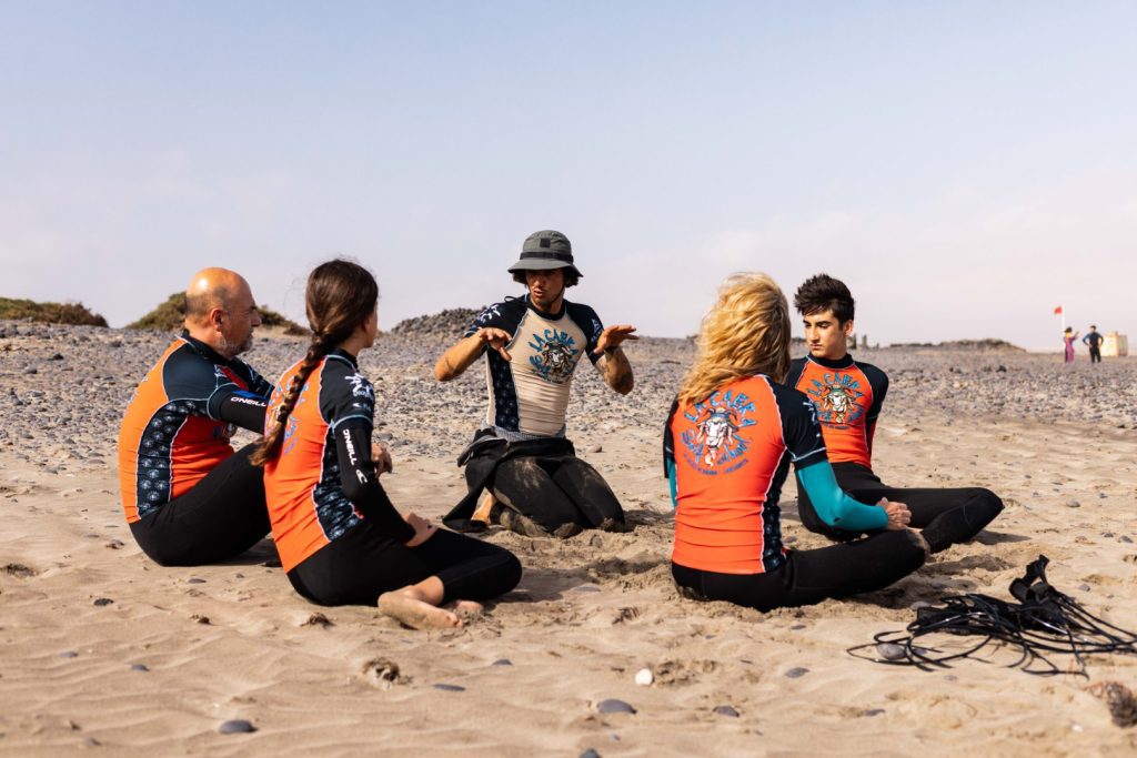 group surf class